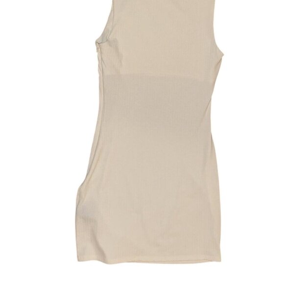 NBD White zip-up turtleneck dress - Picture 5 of 5